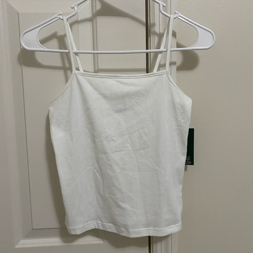White tank top